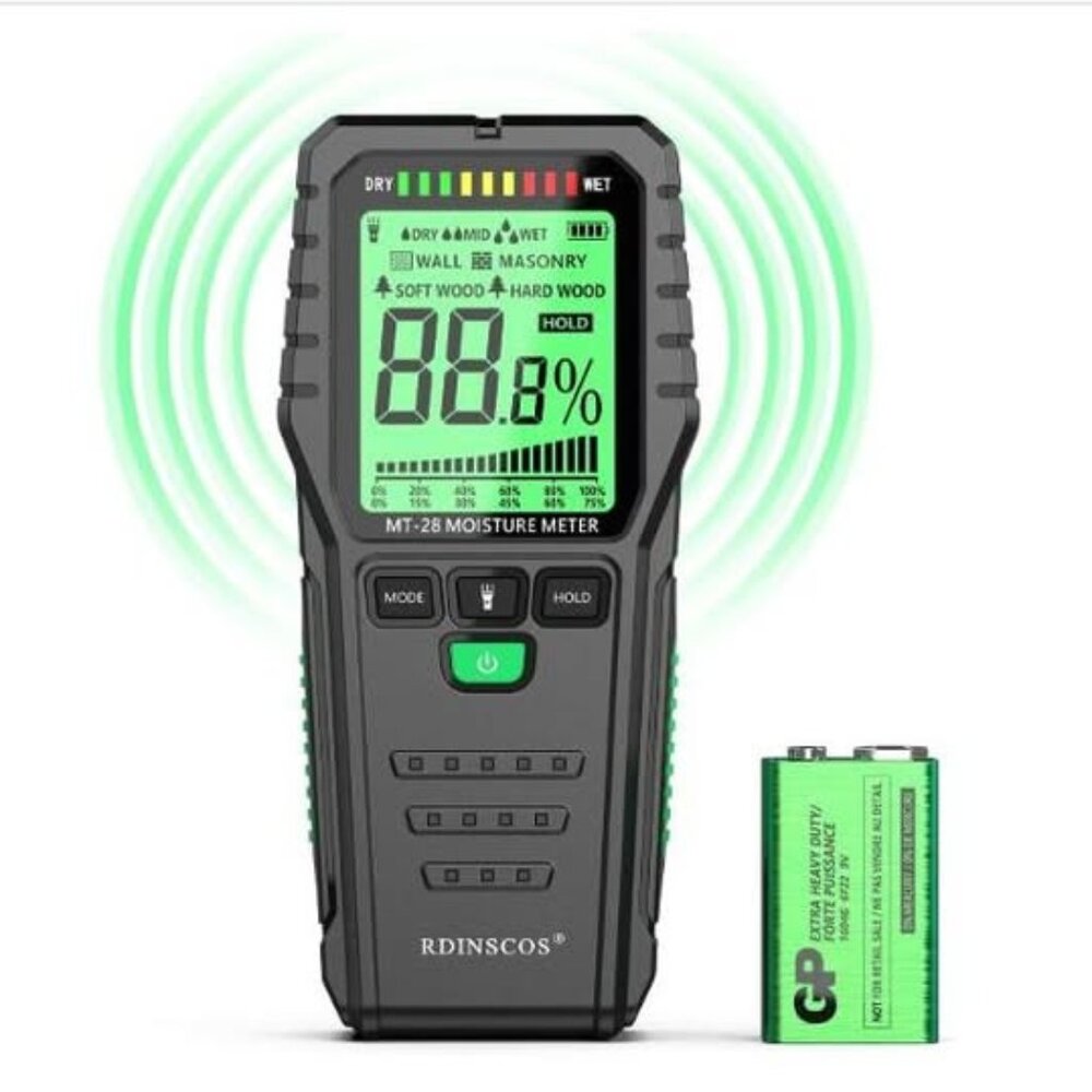 Pinless Wood Moisture Meters Drywall Moisture Detector